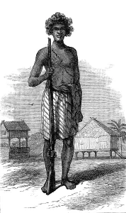 Malagasy Prints: Sakalave policeman, Madagascar, 1881. Creator: Unknown