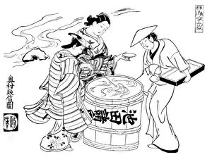 The Three Sake-tasters, c1700 (1886)