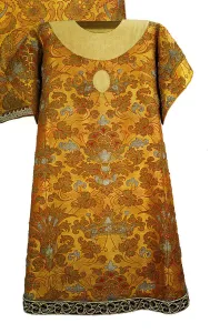 Gold And Silver Threads Prints: The Sakkos of Patriarch Nikon, Mid of 17th cen Artist: Ancient Russian Art