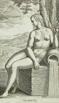 Salamacis, 1587. Creator: Philip Galle
