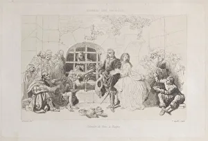 Madhouse Prints: Salamon de Caus at Bicetre, 1640-76. Creator: Jacques Courtois