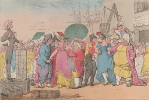 Gillray James Prints: A Sale of English-Beauties in the East Indies, [May 10, 1811], reprint
