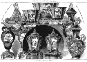 Sale Prints: Sale of Old Porcelain belonging to the late Earl of Dudley, 1886. Creator: Unknown