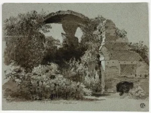 Sale Pretoriane, Villa Adriana, n.d. Creator: George Hayter