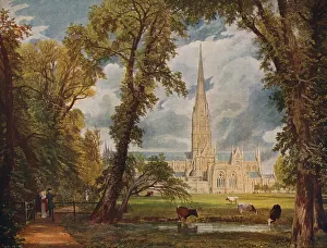 Romantic Era Collection: Salisbury Cathedral, 1823, (c1915). Artist: John Constable