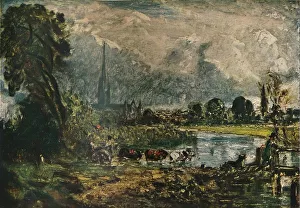 Tate Gallery Prints: Salisbury Cathedral, c1829. (1911). Artist: John Constable