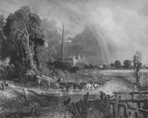 Salisbury Cathedral from the Meadows, 1831, (1917)