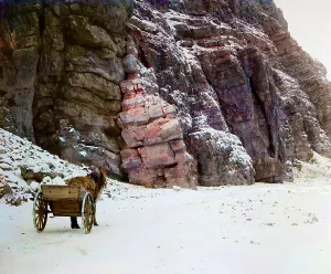 Coalmine Prints: At the Saliuktin mines, on the outskirts of Samarkand