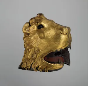 Sallet Prints: Sallet in the Shape of a Lions Head, Italian, ca. 1475-80. Creator: Unknown