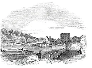 Irish Prints: The Salmon-Leap, near Coleraine, Ireland, 1844. Creator: Unknown