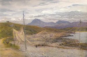 The Studio Ltd Prints: Salmon Nets, Gairloch, Ross-Shire, 1860-1906, (1906). Creator: Frank Walton