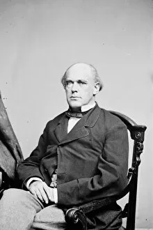 Salmon P. Chase, between 1855 and 1865. Creator: Unknown