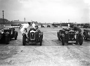Frazer Nash Prints: Salmson and Frazer-Nash on the start line at a JCC Members Day
