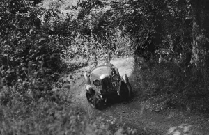 Salmson Prints: Salmson of LJ Higgs, B&HMC Brighton-Beer Trial, Pepperden Hill, Devon, 1930. Artist