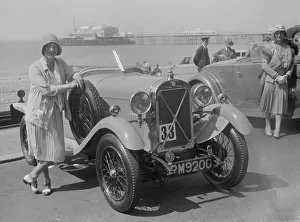 Salmson of Mrs PJM Midgley at the B&HMC Brighton Motor Rally, Brighton, Sussex, 1930