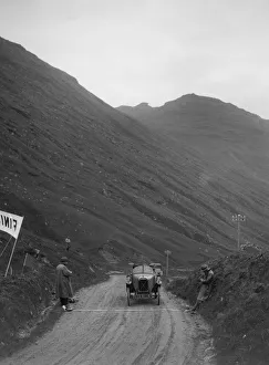 Salmson open sports 2-seater of Armand Bovier competing in the Scottish Light Car Trial, 1922