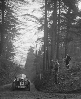 Junior Car Club Prints: Salmson Sports 2-seater competing in the JCC Half-Day Trial, 1930. Artist: Bill Brunell
