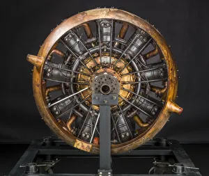Salmson Z-9, Radial 9 Engine, Circa 1917-1918. Creator: Salmson