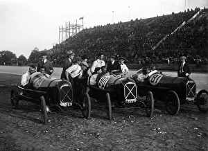 Salmsons victorious team at Montlherys first meeting 1924. Creator: Unknown