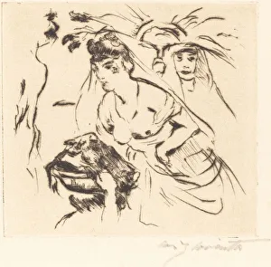 Corinth Lovis Prints: Salome, 1916. Creator: Lovis Corinth