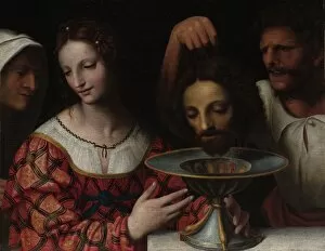 Bernardino Luini Gallery: Salome with the Head of Saint John the Baptist, 1500s or later. Creator: Bernardino Luini (Italian)