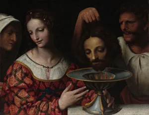 Salome with the Head of Saint John the Baptist, 1500s or later. Creator: Bernardino Luini (Italian