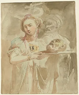 Bison Giuseppe Bernardino Prints: Salome with the Head of Saint John the Baptist