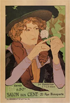 Reformstil Collection: Salon des Cent (Poster), 1894. Artist: Feure, Georges de (1868–1928)