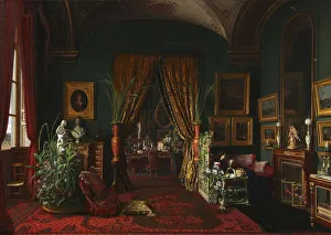 Salon of the Empress Eugenie at the Tuileries Palace, 1868