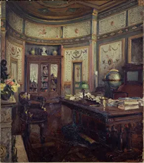 Hotel Prints: Salon at the Hotel Bourienne, rue d'Hauteville