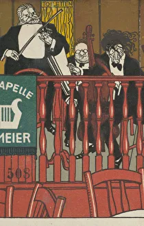 Images Dated 4th December 2020: Salon Orchestra Meier, 1911. Creator: Moritz Jung