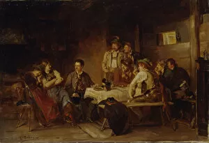 Biedermeier Collection: The salon Tyrolean, c1882