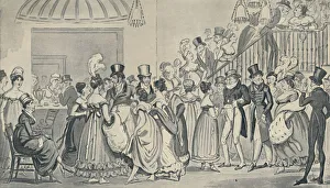 Robert Cruikshank Collection: In the Saloon at Covent Garden, 1821, (1920). Artists: Isaac Robert Cruikshank, George Cruikshank