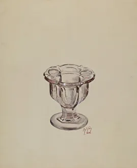 Glasswork Prints: Salt Dip, 1937. Creator: Ralph Atkinson