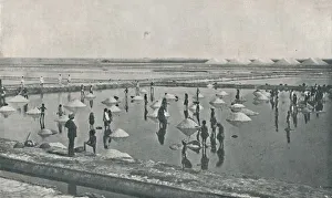 Salt Flats Prints: Salt-Making in Rajputana, c1900, (1910). Artist: Henry Lansdell