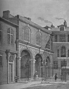 St Swithins Lane Prints: Salters Hall, City of London, 1822 (1911). Artist: Thomas Hosmer Shepherd