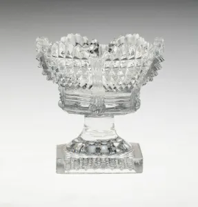 Blown Glass Prints: Two Salts, Luneville, c. 1830. Creator: Baccarat Glasshouse