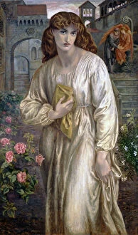 Images Dated 2nd November 2013: Salutation of Beatrice, 1880-1882. Artist: Rossetti, Dante Gabriel (1828-1882)