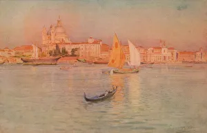 Santa Salute Prints: The Salute from the Giudecca, c1900 (1913). Artist: Walter Frederick Roofe Tyndale