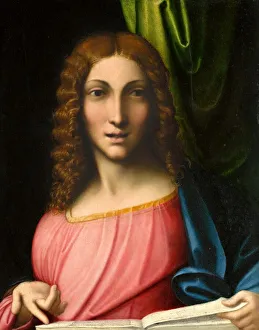 Saviour Of The World Gallery: Salvator Mundi, c. 1515. Creator: Correggio