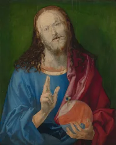 Saviour Of The World Gallery: Salvator Mundi, ca. 1505. Creator: Albrecht Durer