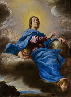 Saviour Of The World Gallery: Salvator Mundi, ca. 1622-23. Creator: Domenico Fetti