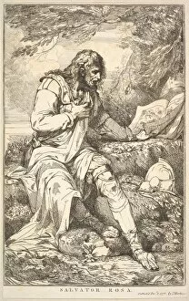 Sir Joshua Collection: Salvator Rosa (from Fifteen Etchings Dedicated to Sir Joshua Reynolds), December 8, 1778