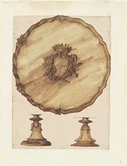 A Salver and an Openwork Base, 1755/1760. Creator: Luigi Valadier