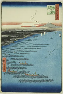 Samezu Coast in South Shinagawa (Minami-Shinagawa Samezu kaigan), from the series... 1857. Creator: Ando Hiroshige