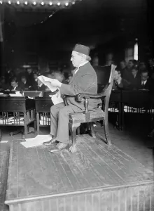 City Hall Prints: Sam'l [i.e. Samuel] Gompers, 1915. Creator: Bain News Service