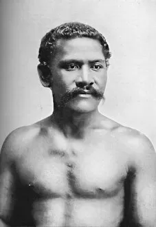 Samoa Gallery: A Samoan chief, Vraila, 1902