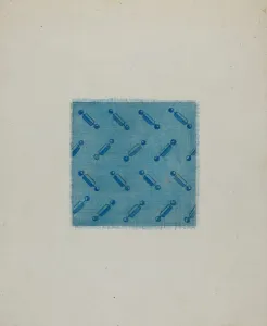 Sample of Calico, c. 1941. Creator: Genevieve Sherlock