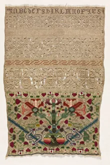 Sampler, 1600s. Creator: Unknown