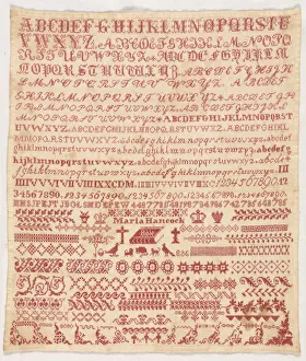 Sampler, 1800s. Creator: Unknown
